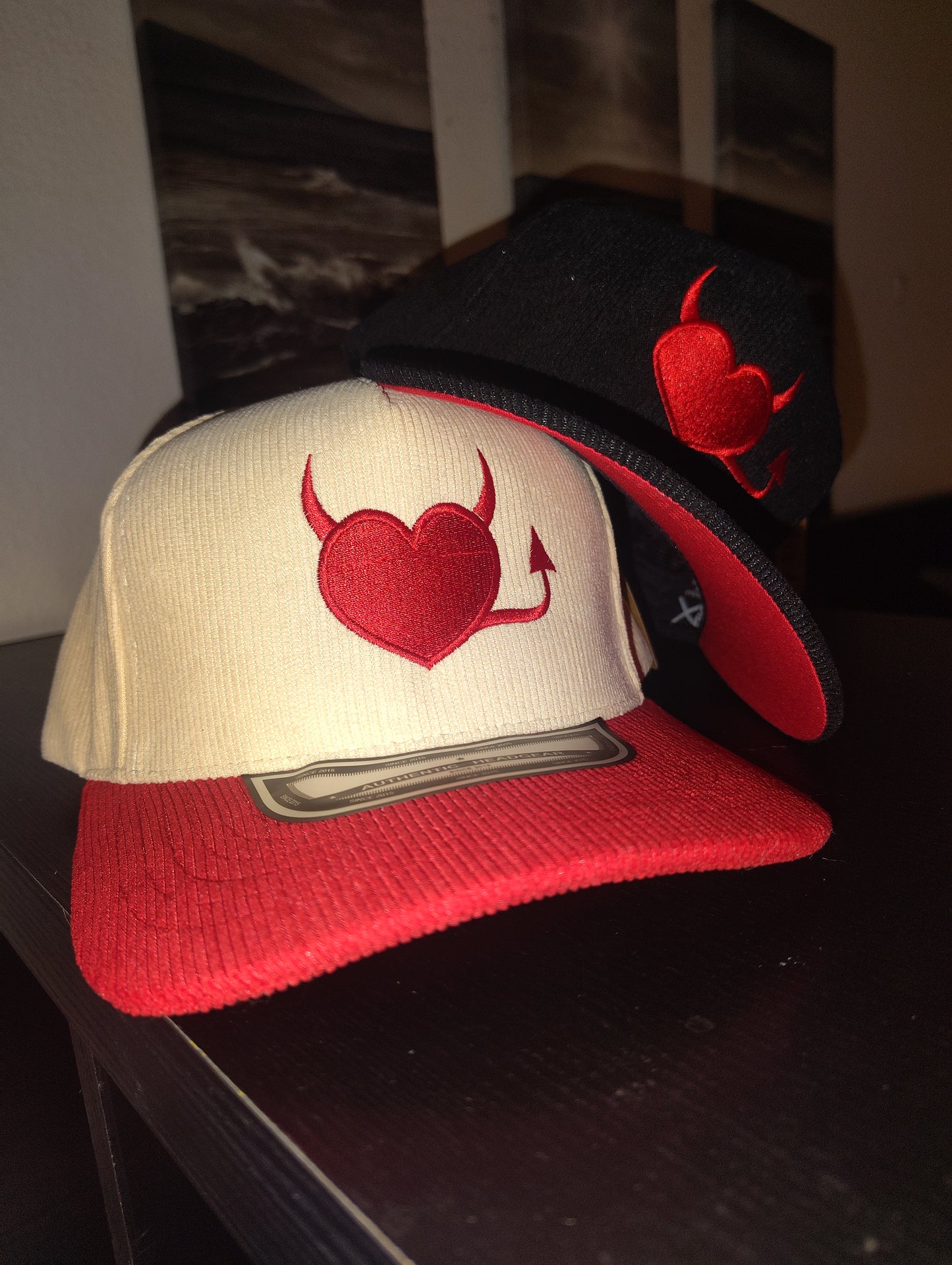 Corduroy material Snap backs