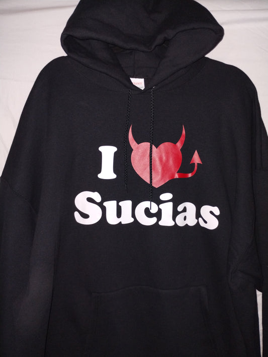 "I ❤️ Sucias" Hoodie